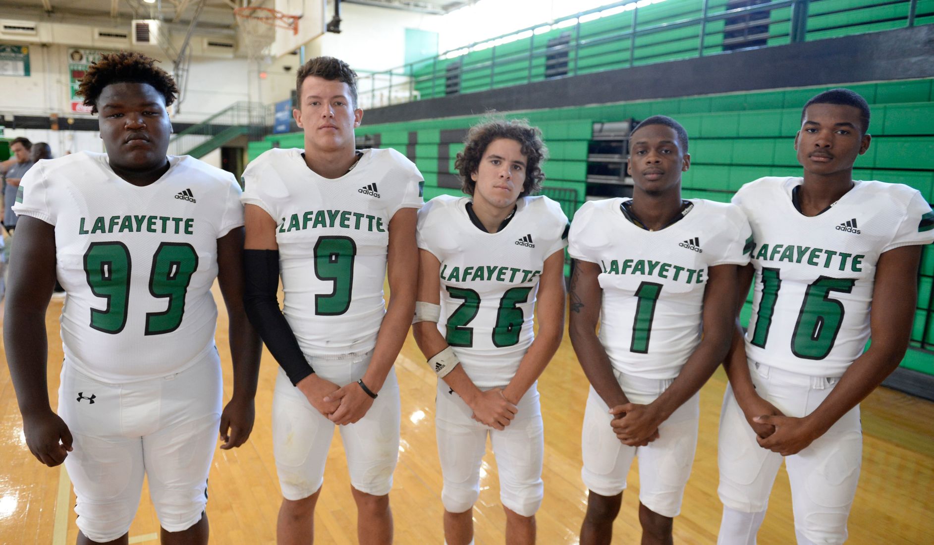 Lafayette defensive group shot